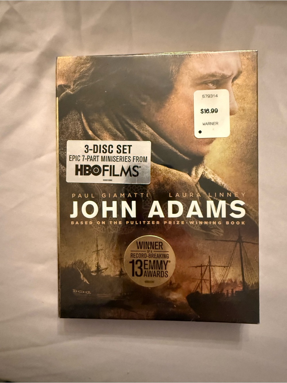 John Adams: The Complete HBO Miniseries DVD Box Set (New & Sealed) Paul Giamatti